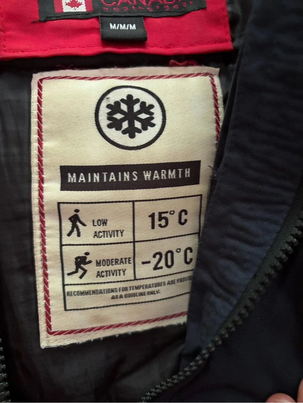 Canada WeatherGear Men’s Dark Navy Insulated Parka with Faux Fur Trim